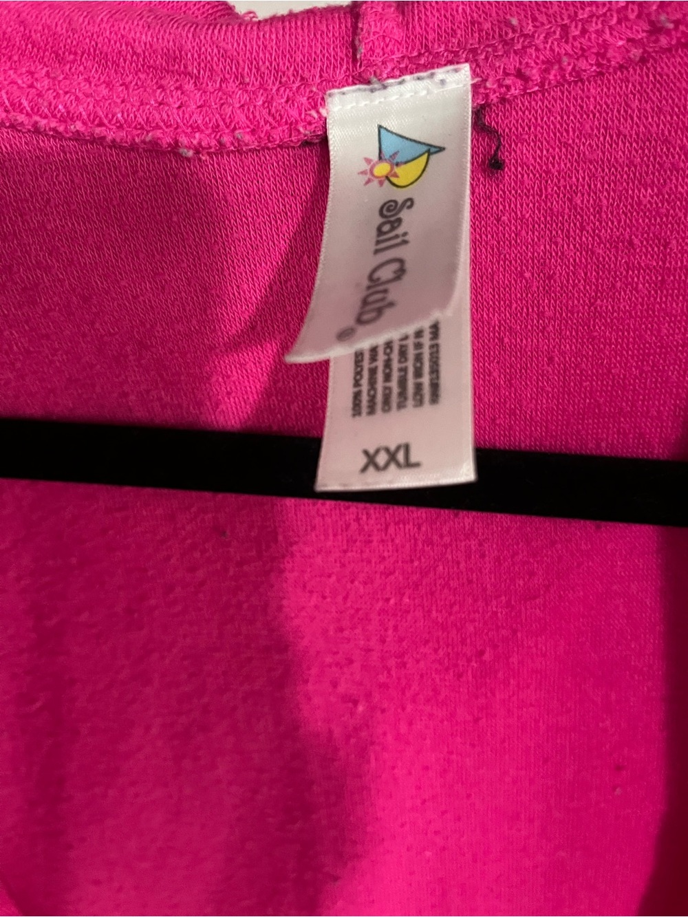 Hot Pink Sleeveless Hooded Coverup - Picture 2 of 5